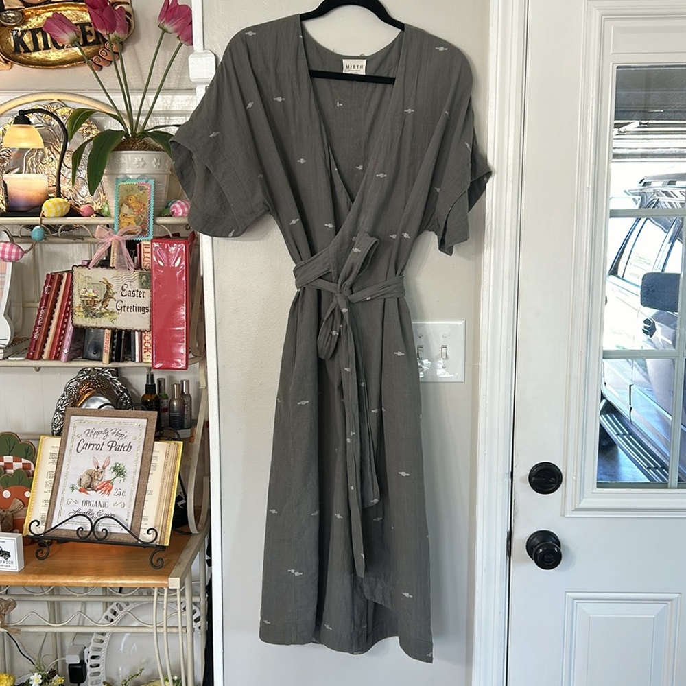 Mirth Caftans krabi wrap dress Size S/M - Picture 6 of 14